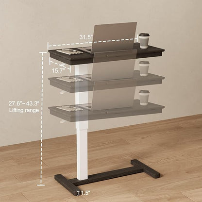 Solid Wood Overbed Bedside Table - Image 2