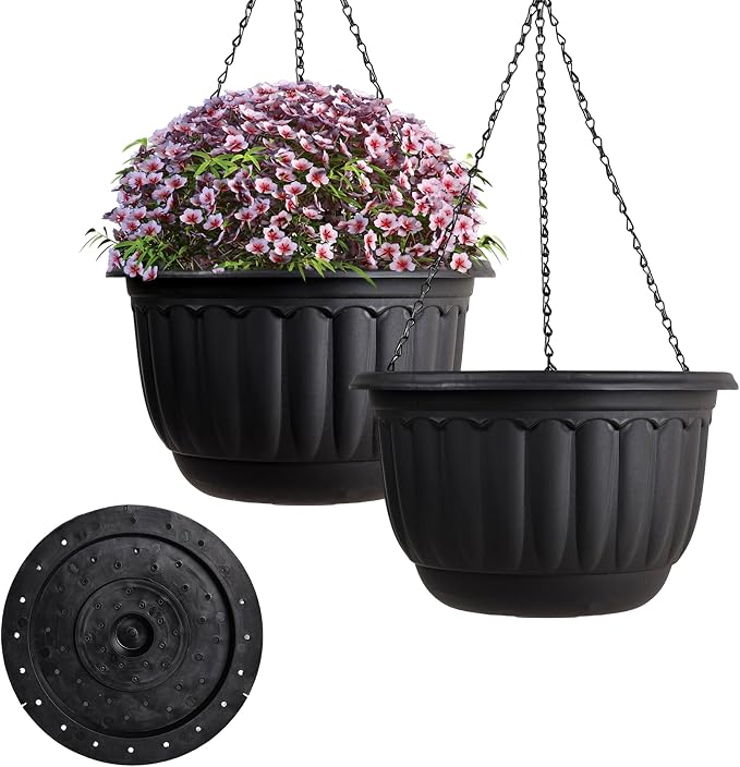YIKUSH 12 Inch Hanging Planters by YIKUSH