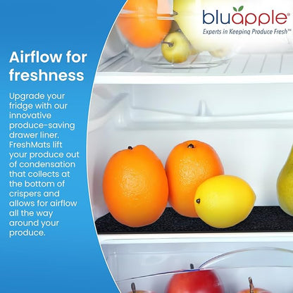 Bluapple FreshMats, Refrigerator Bin Liner, Fridge Drawer Mats, Crisper Life - Image 5