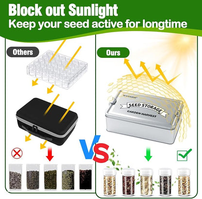 2 Pack Seed Storage Organizer Box - Image 5