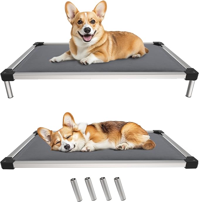 FXW TitanNest Chew-Proof Elevated Dog Bed, Raised Cot by FXW