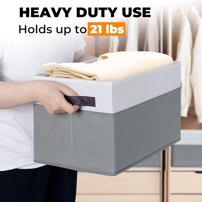 Criusia 8 Pack Closet Storage Bins - Image 4