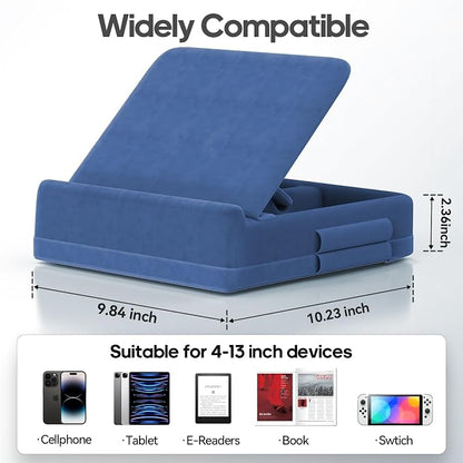 KDD Tablet Pillow Stand with Storage, Foldable iPad Holder - Image 8