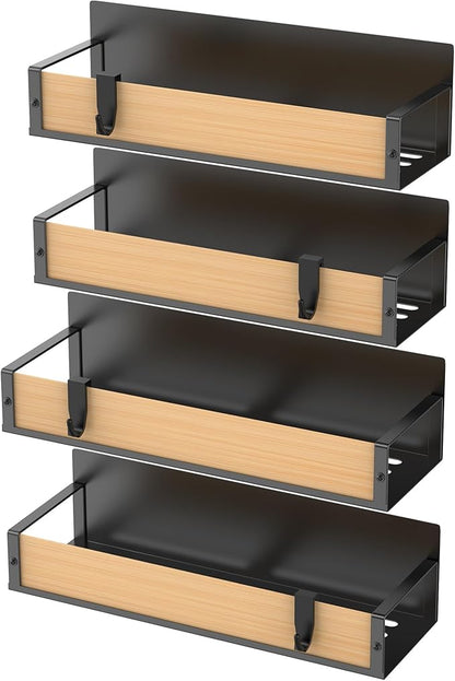4 Pack Magnetic Spice Storage Rack Organizer - Image 5