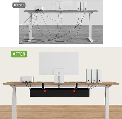 KEEGH Large 36" Under Desk Cable Management Tray - Image 7