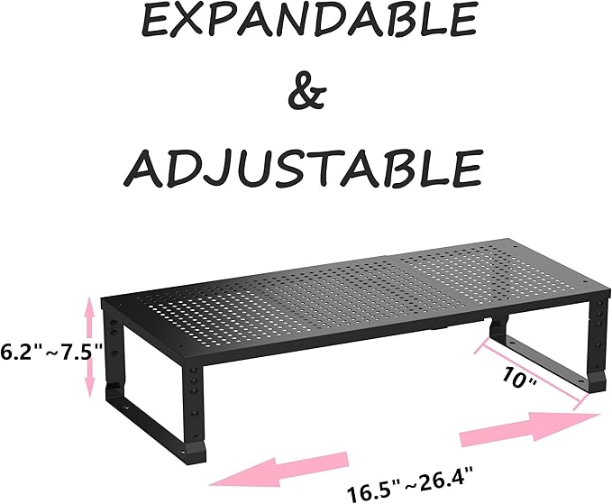 Metal Stackable Expandable Storage Shelf - Image 3