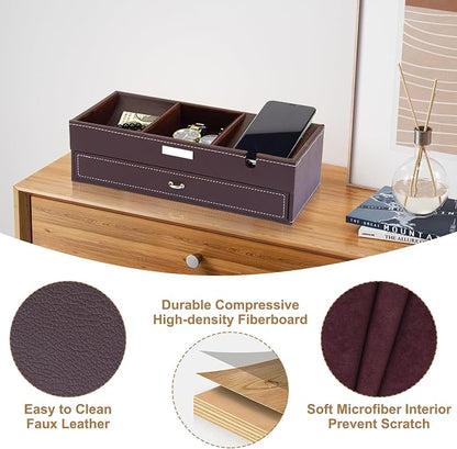 Baoyun Mens Valet Tray, Nightstand Organizers - Image 8