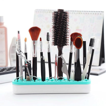 TANG SONG 2 PCS Silicone Make up Brush Holder Cosmetic Storage Box Desktop - Image 4