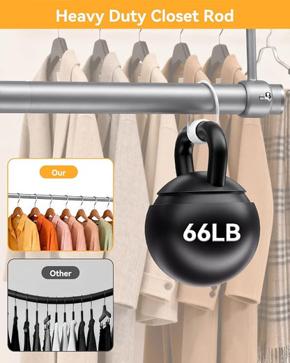 Supforce Ceiling Mounted Closet Rods - Image 5