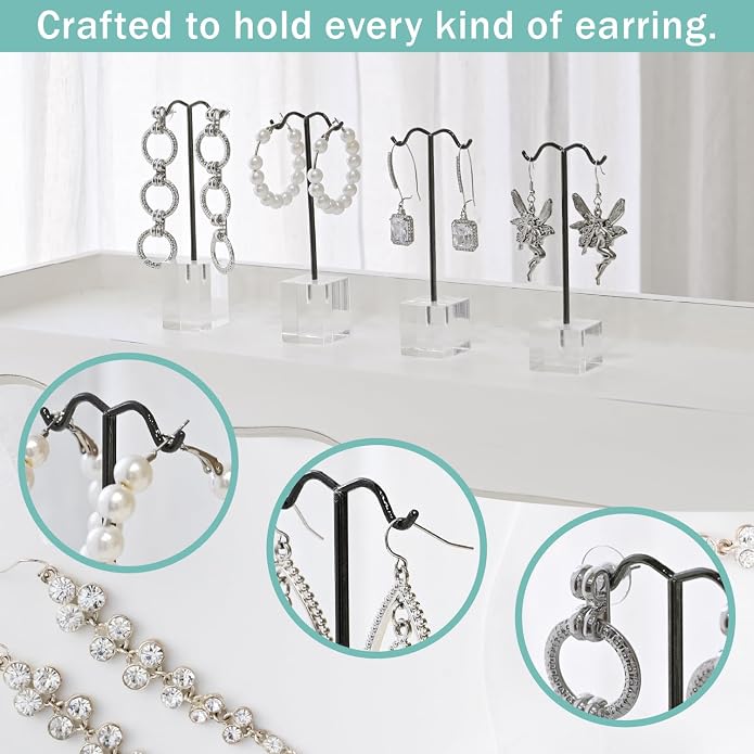 MOOCA Jewelry Display Set, Necklace Display Bust, Earring Organizer, Ring - Image 6