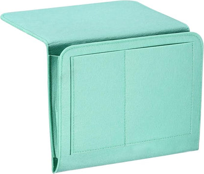 PATIKIL 11in Bedside Caddy, Bed Caddy Bedside Organizer Hanging Soft Felt 5 by PATIKIL