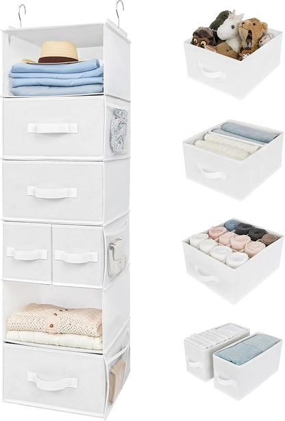GRANNY SAYS Hanging Closet Organizer and Storage, 6 Shelf Clothes Organization by GRANNYSAYS