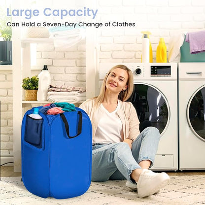 HOUSE AGAIN Upgraded Polyester Pop Up Laundry Hamper, Collapsible Laundry - Image 2