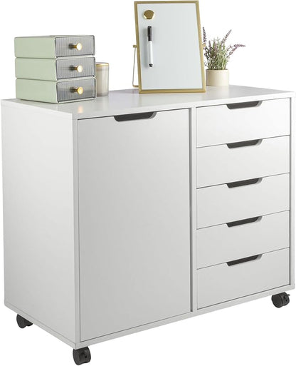5 Drawer Office Storage Cabinet by LavishHomeCollection