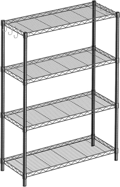 Guan River 4-Shelf Adjustable Metal Wire Shelving, Sturdy and Durable, Storage by GuanRiver