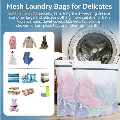 Extra Large Mesh Laundry Bags for Delicates, Delicate Laundry Bag, Travel - Image 5