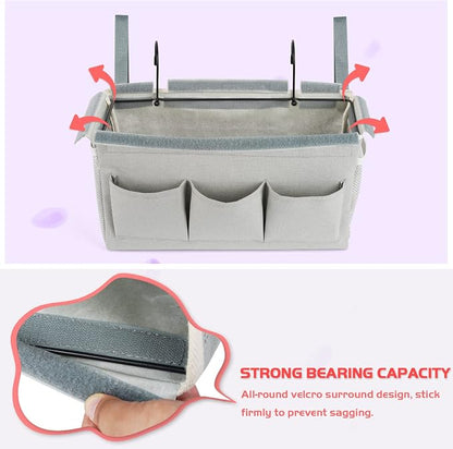 Loghot Bedside Caddy/Bedside Storage Bag Hanging Organizer - Image 5
