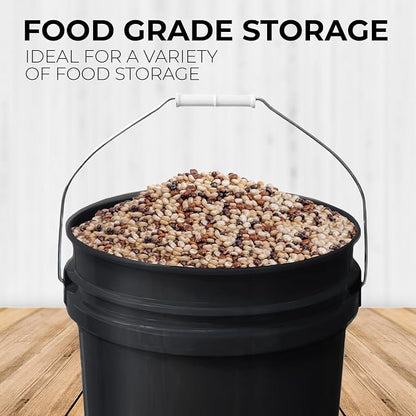 5-Gallon White Bucket Pail - Image 3