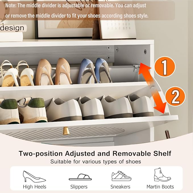 Fsbecl Shoe Storage Cabinet for Entryway - Image 5