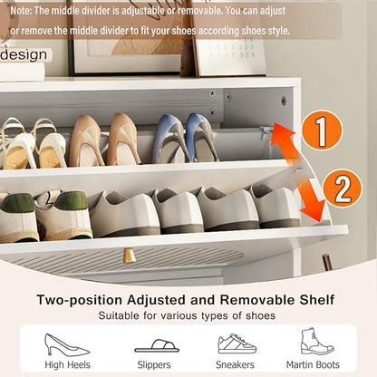 Fsbecl Shoe Storage Cabinet for Entryway - Image 5