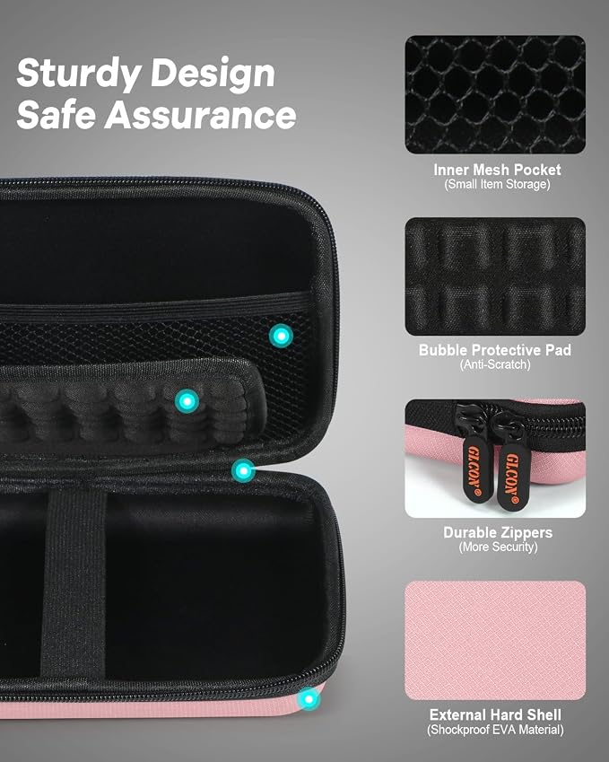 Gentle-Pink Hard Shell Carrying Case - Image 6