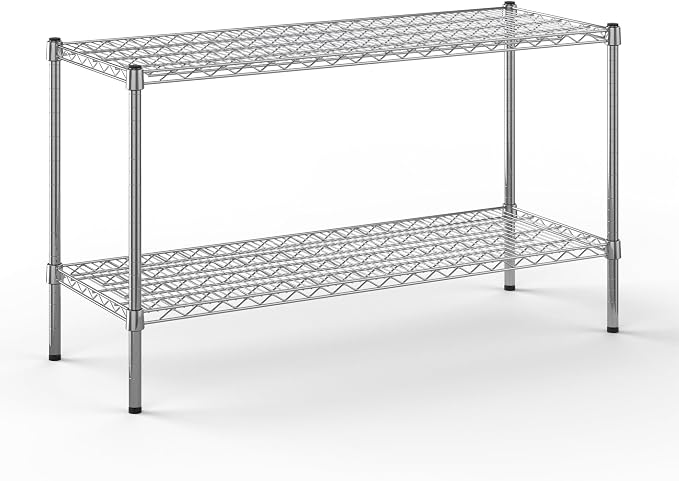 18" Deep x 48" Wide x 27" Height Wire Shelving Kit | 2-Tier | NSF Commercial by Regal+Altair