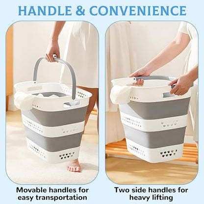 2 Pcs Collapsible Laundry Baskets - Image 4