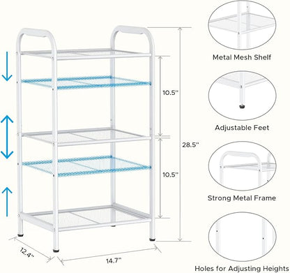 MAX Houser Storage Rack with Shelf, Industrial Style Extendable Plant Stand - Image 3