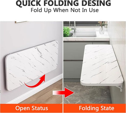 Wall Mounted Folding Desk, Wall Folding Table - Image 3