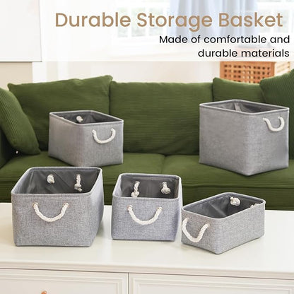 13.8x9.8x6.7 Inch Fabric Small Storage Bins - Image 7