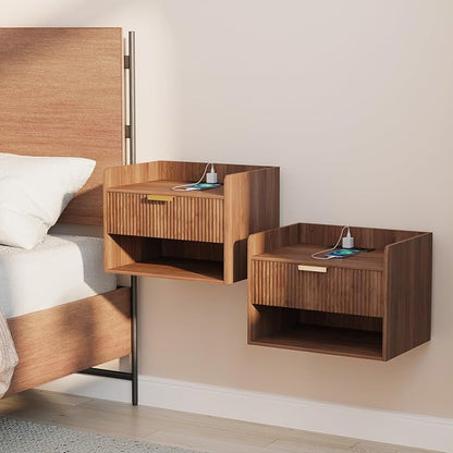 Arbuxzuy Floating Nightstand Set of 2 by Arbuxzuy