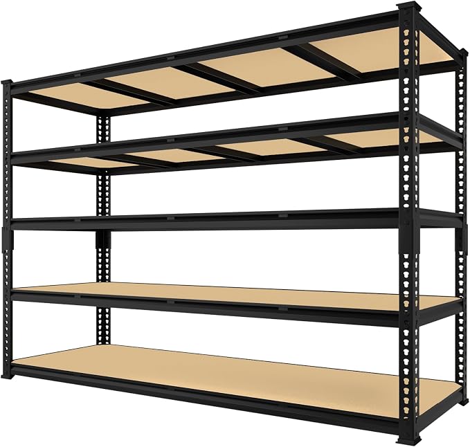 PrimeZone 60" W X 24" D X 72" H Heavy Duty Garage Storage Shelves by PrimeZone