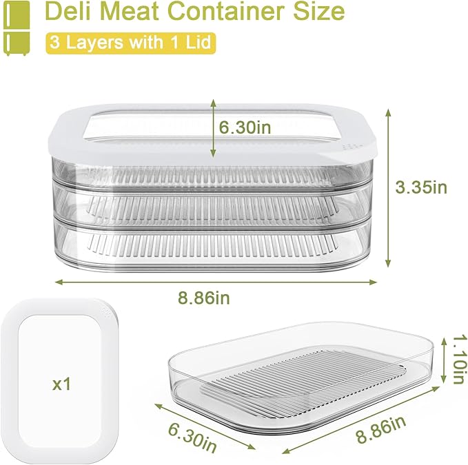 Stackable Deli Meat Container - Image 3