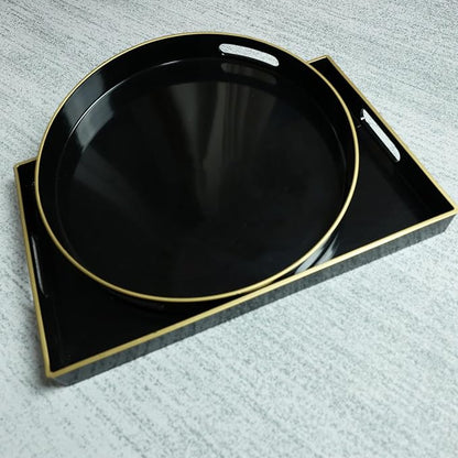 Spsyrine Black Decorative Serving Tray - Image 6