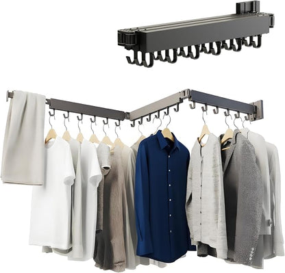 SVELTHOME Clothes Drying Rack Wall Mounted, Foldable Laundry Drying Rack by Unknown