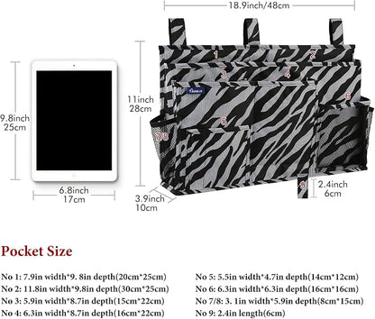 Surblue Bedside Caddy Hanging Organizer Storage Bag Pocket - Image 5