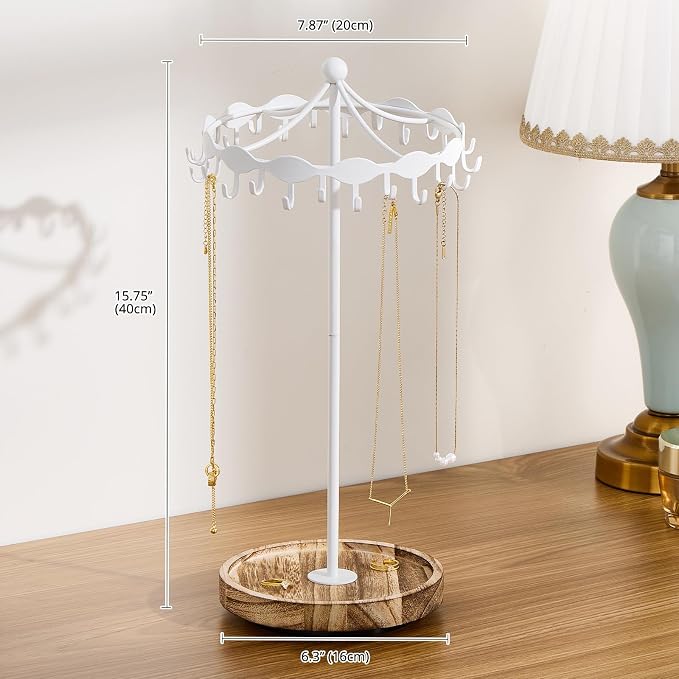 Lolalet Rotating Necklace Holder Stand - Image 5