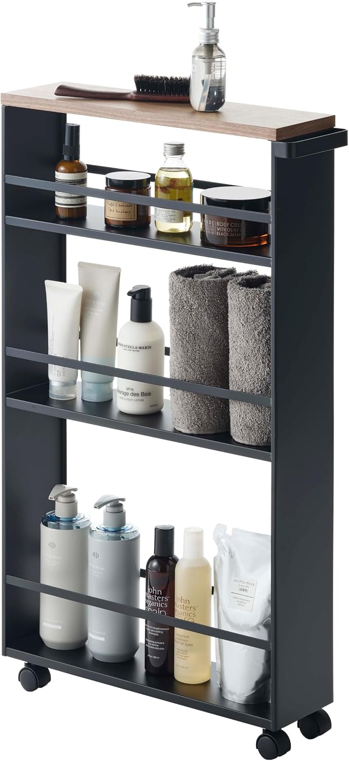 YAMAZAKI home Tower Rolling Slim Storage Cart by YamazakiHome