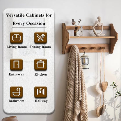 100% Solid Wood Wall Hooks - Image 6