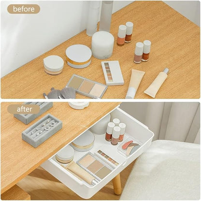 Poeland Under Desk Drawer Self-Stick Storage Organizer - Image 2
