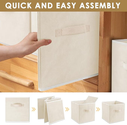 Criusia Storage Cubes, 11 Inch Clothes Storage Bins - Image 6