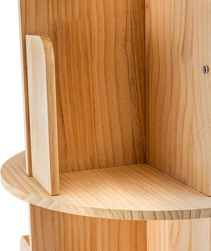 2 Tier Rotating Bookshelf - Image 7