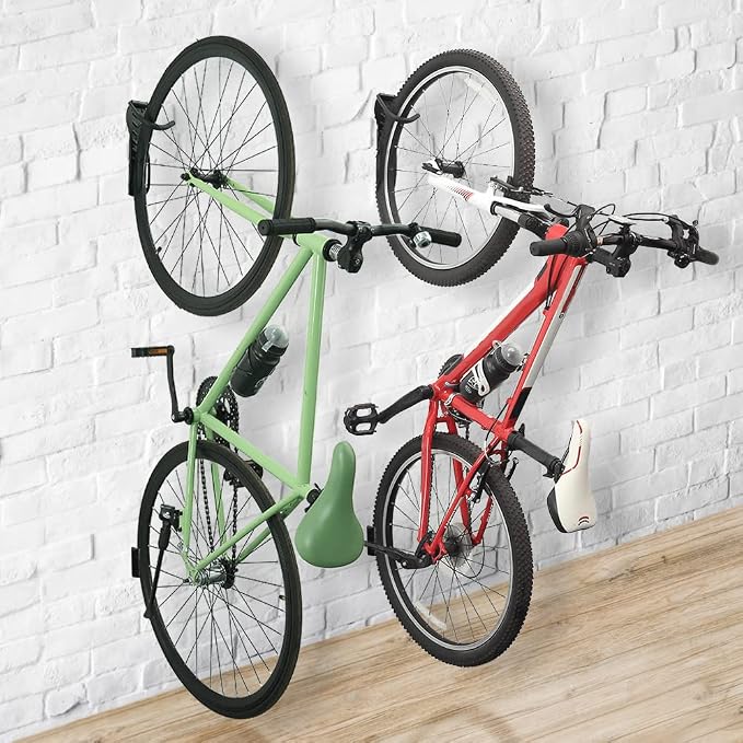 Wallmaster Bike Storage Rack for Garage, Wall Mount Bicycles Hanger - Image 7