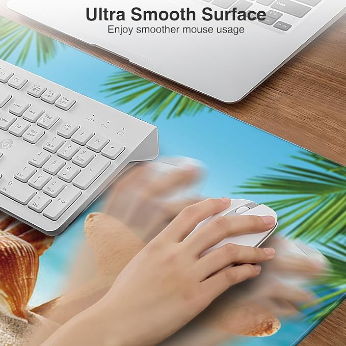 Wireless Charging Mouse Pad, 31.5"x15.8" Large Gaming Desk Mat - Image 5