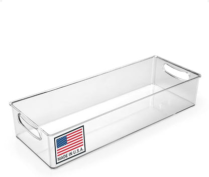 Pikanty Clear Refrigerator Organizer Bin by Pikanty