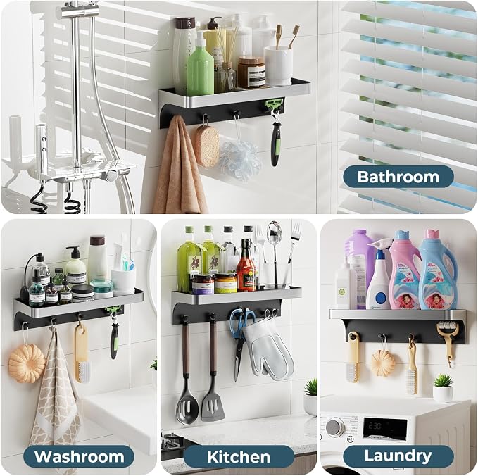 Shower Caddy Adhesive, Shower Shelve - Image 8