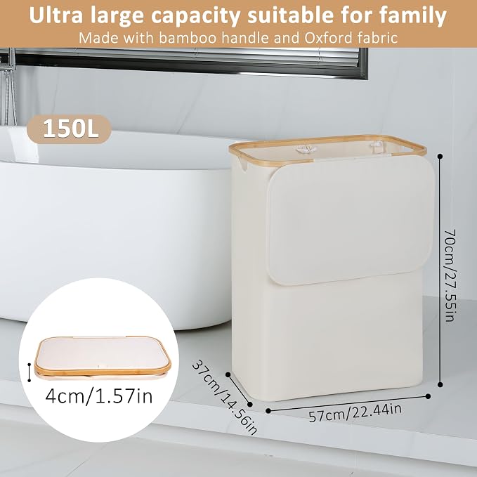 iEGrow 150L Laundry Basket - Image 2