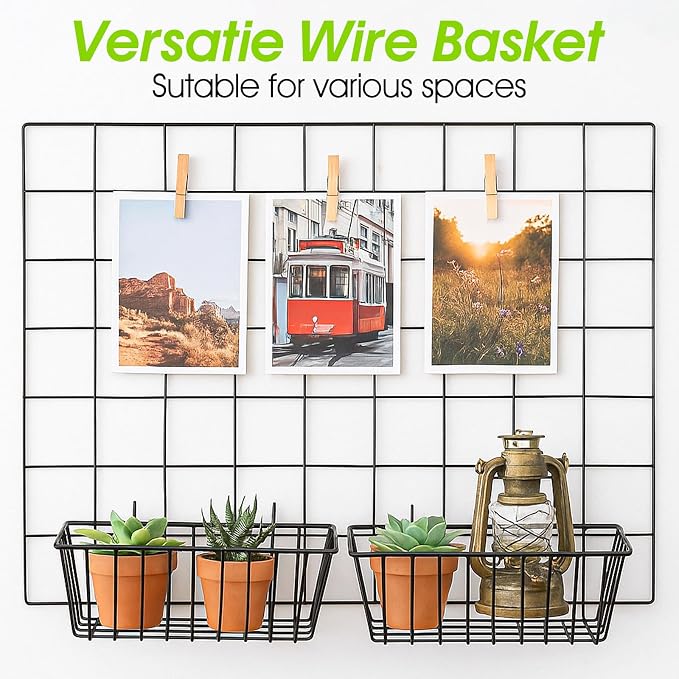 10 PCS Hanging Wire Baskets for Organizing - Image 5