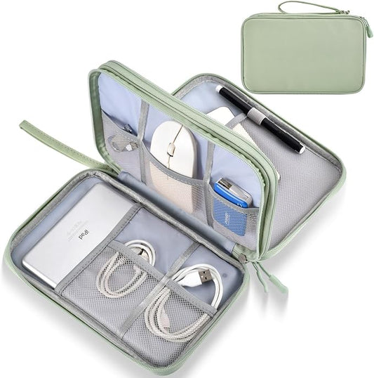 CAAORDKSO Large Electronics Travel Organizer Case, Cable Organizer Bag Water by Unknown