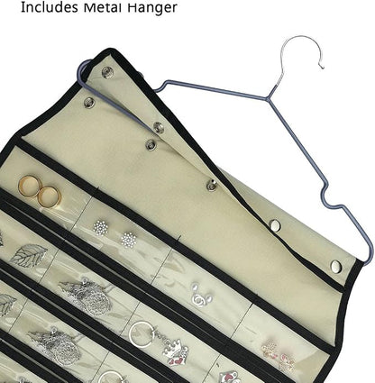 BB Brotrade Hanging Jewelry Organizer, Accessories Organizer, 74 Pocket - Image 3